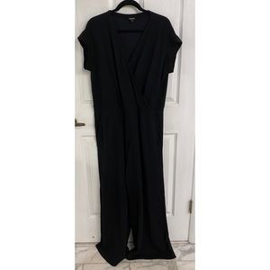 Worth New York Black Comfy Lounge Romper